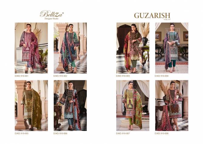 Guzarish Vol 7 By Belliza Digital Printed Cotton Dress Material Wholesale Market In Surat
